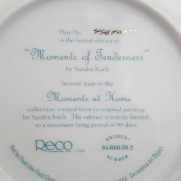 Plate & Frame Sandra Kuck Moments of Tenderness - Picture 3 of 6